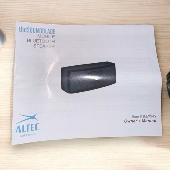 Altec Lansing IMW545-BLK Soundblade Mobile Bluetooth Speaker - Picture 4 of 4